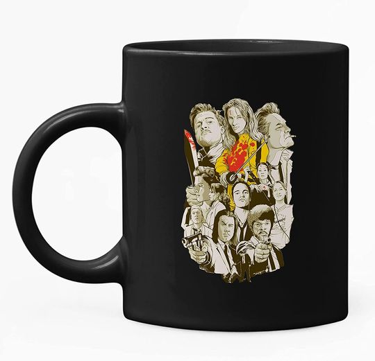 Pulp Fiction Characters Mug 11oz