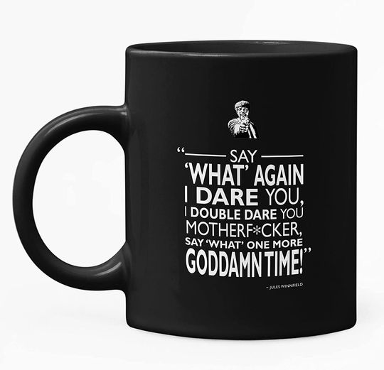 Pulp Fiction Jules Say What I Challenge You Mug 11oz