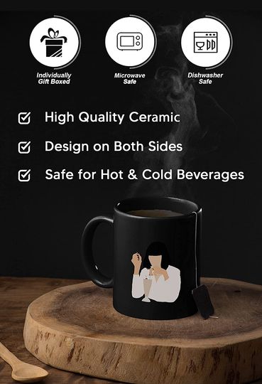 Pulp Fiction Mia Wallace Milkshake Mug 11oz