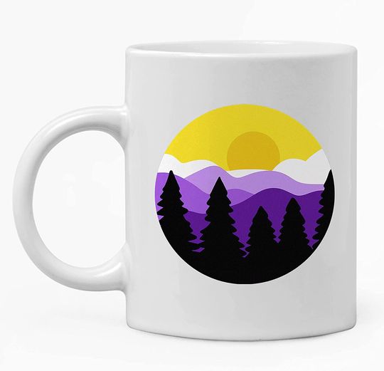 Subtle Nonbinary Flag Pride Mug 11oz