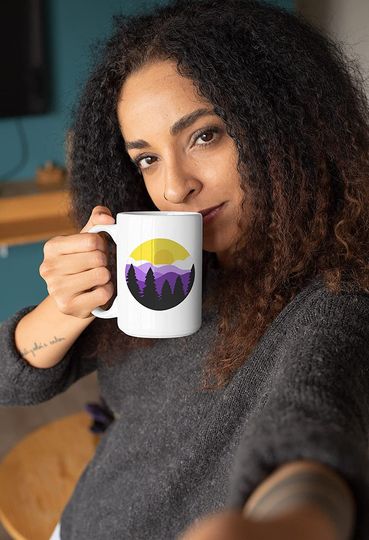 Subtle Nonbinary Flag Pride Mug 11oz