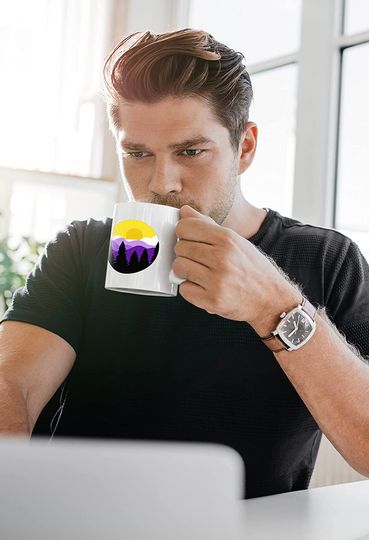 Subtle Nonbinary Flag Pride Mug 11oz
