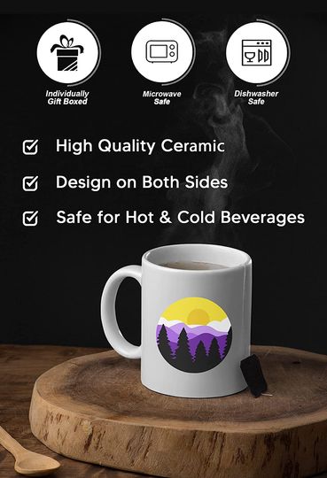 Subtle Nonbinary Flag Pride Mug 11oz