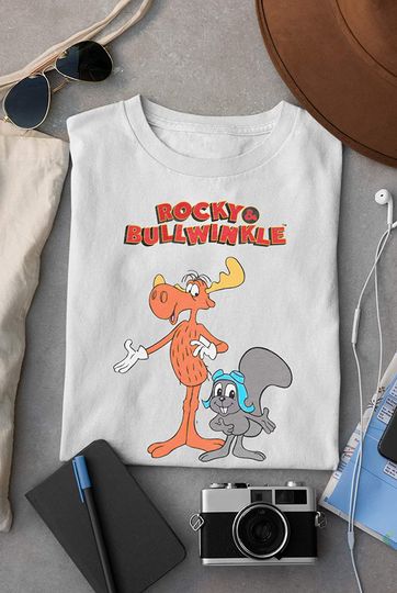 Rocky and Bullwinkle Cartoon Shirt