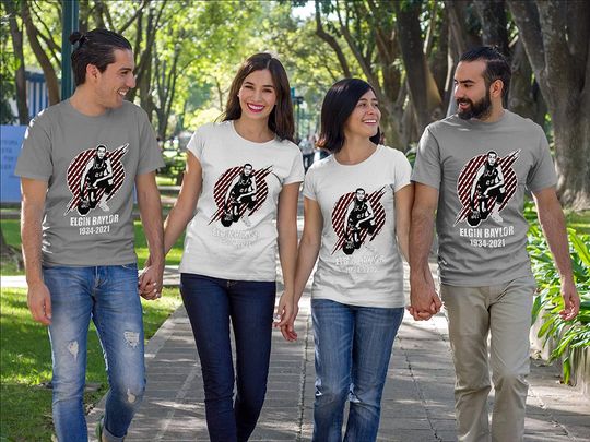 Elgin Baylor Shirt Rip Elgin Baylor 1934-2021 Shirt