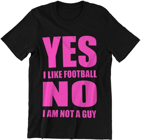 Discover Football Girl Girls Like Football Too T-Shirt