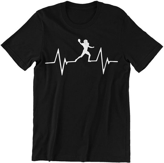 Discover Football America American Football Heartbeat Love T-Shirt