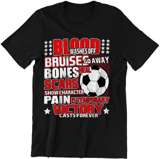 Football Pain is Temporary Victory Last Forever t-Shirt