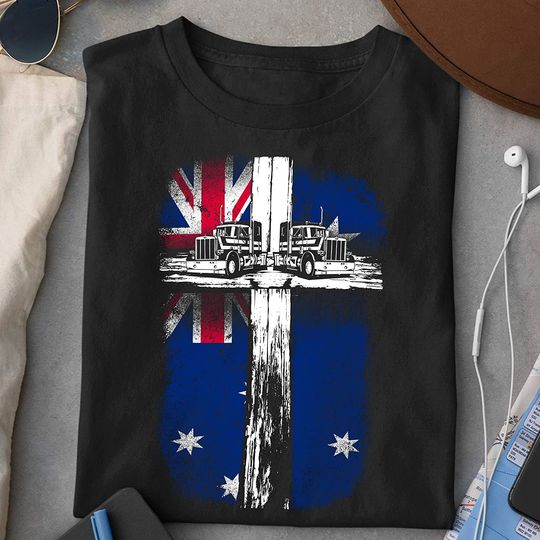 Australian Flag Truck Shirt