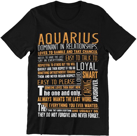 Aquarius The One and Only Shirt