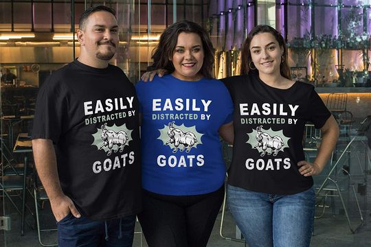 Animal Goats Easily Distracted by Goats Shirt