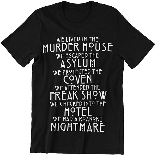 Discover Murder House Asylum Coven Freak Hotel Nightmare Shirt