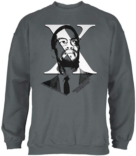 Old Glory Malcolm X More Light Quote Hoodie