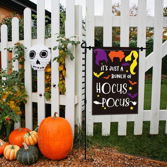Hocus Pocus Garden Flag