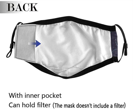 Cicada Unisex Reusable Adjustable Face Mask Dustproof Windproof