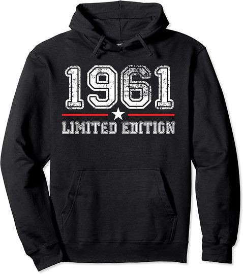 60th Birthday Man Woman 60 Years Bday Funny Gift Year 1961 Hoodie