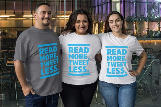 Read More, Tweet Less Politics Shirt