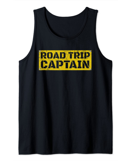 Road Trip Captain  Rv Summer Camping Travel Tank Top