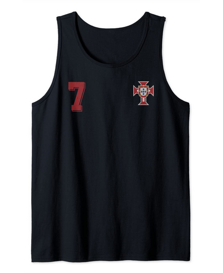 Discover Portugal in Football or Soccer Design for Portuguese fans Tank Top
