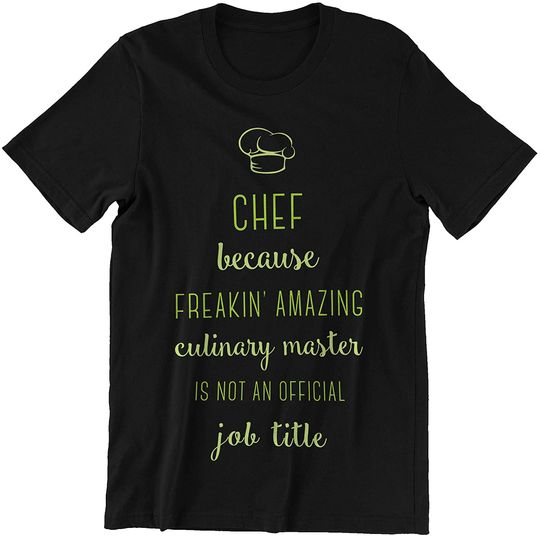 Proud to Be Chef Chef Shirt