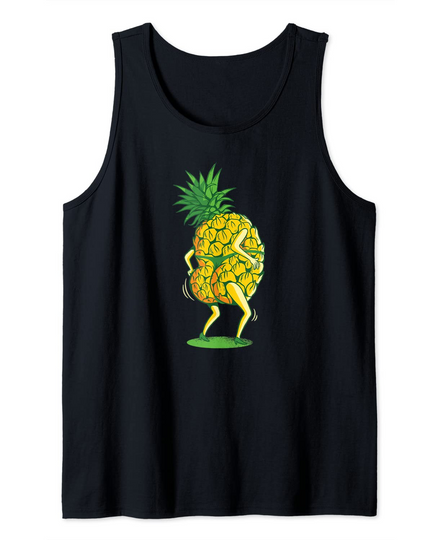 Funny Pineapple Gifts Hawaiian Shirt Men Women Top Girls Fun Tank Top