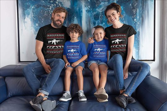 Gun Christmas Merry Christmas Shirt
