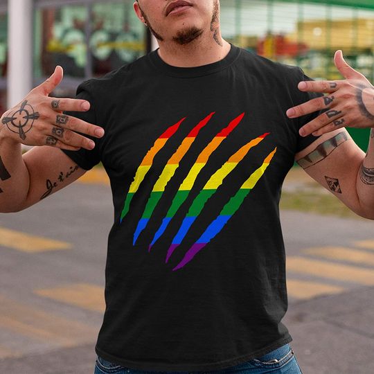 LGBT Wolverine Im with LGBT Shirt