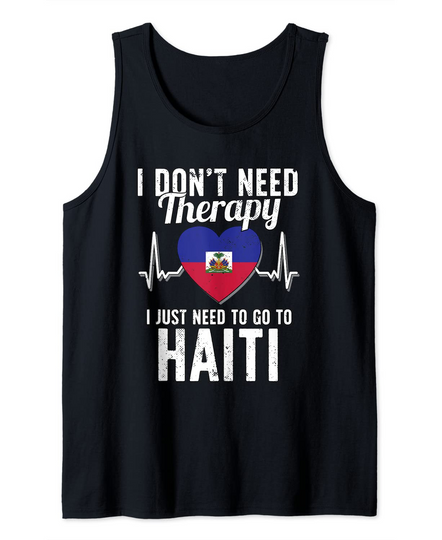 Haitian Flag I Haiti Flag I Vacation Haiti Tank Top