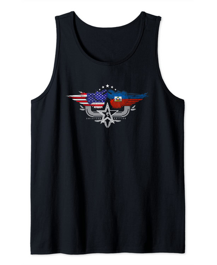 Haiti USA Flag Haitian American Tank Top