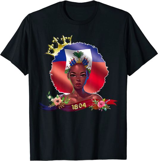 Discover Haitian Queen Haiti Independence flag 1804 T Shirt