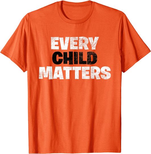 Every Child Matters Awareness  Men's T Shirt Wear Orange