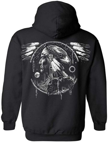 Unisex Zip Up Hoodie Dreamcatcher Native American Hoodie