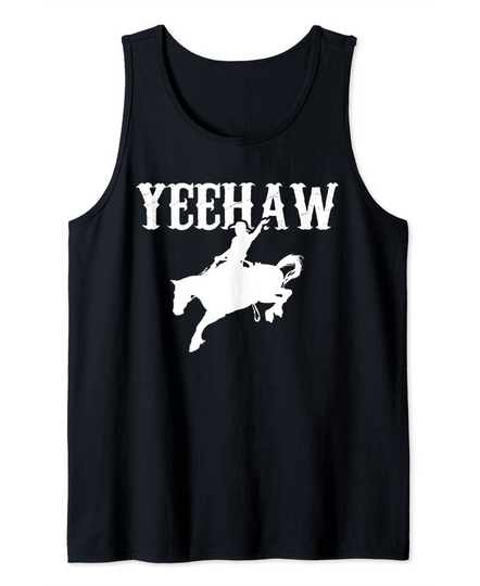 Discover Horse Riding Cowboy Cowgirl Yeehaw Tank Top
