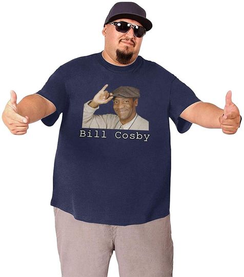 Bill Cosby Men's Plus Size Round Neck T-shirt