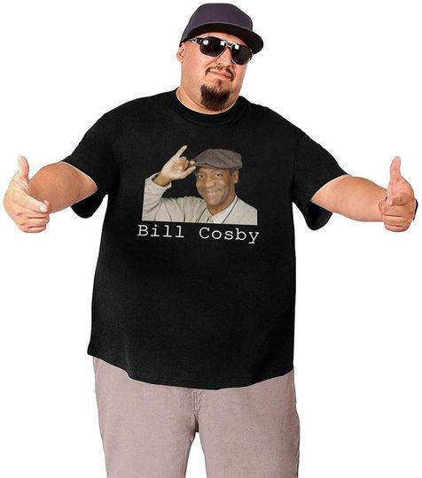 Classic Bill Cosby Men's Plus Size Round Neck T-shirt