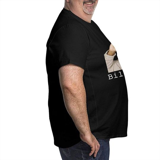 Classic Bill Cosby Men's Plus Size Round Neck T-shirt