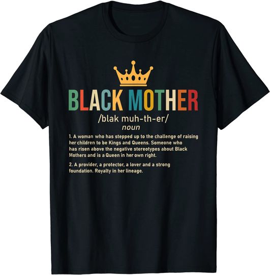 Black Mother TShirt Definition
