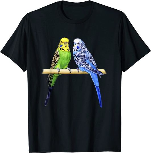 Colorful Parrots Bird Lover Parakeets T-Shirt