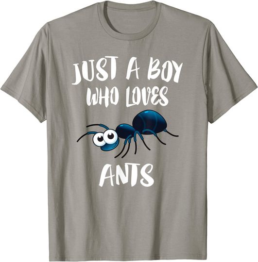 Just A Boy Who Loves Ants Animal T Shirt