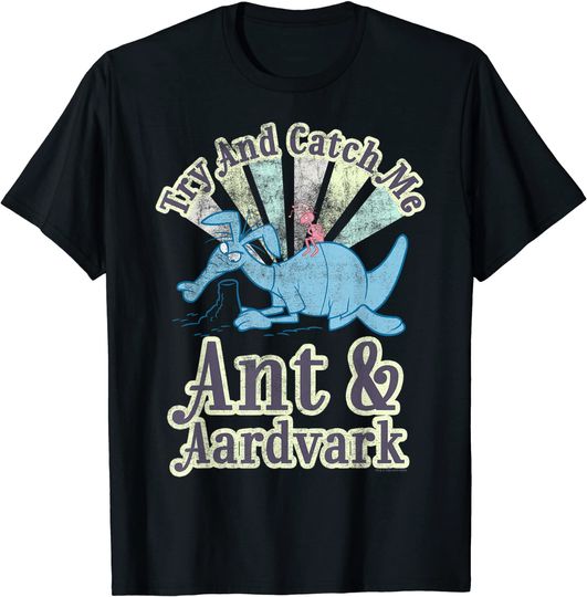 Pink Panther Ant And Aardvark Try And Catch Me T Shirt