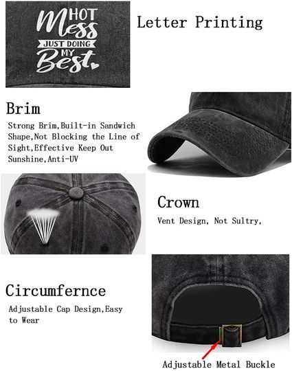 Hot Mess Just Doing My Best Cap