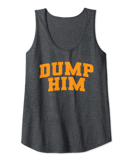 Womens Retro Breakup Dump Him Tank Top
