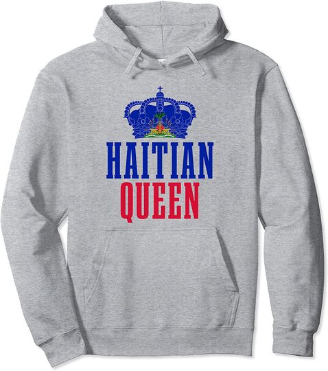 Haitian Queen Haiti Flag Pullover Hoodie