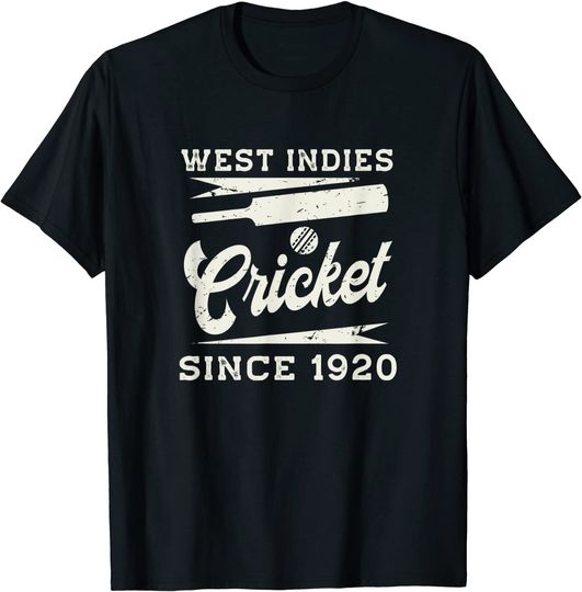 Vintage West Indies Cricket Since 1920 T Shirt
