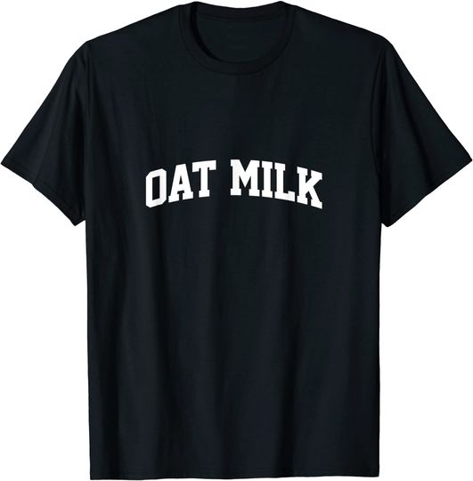 Oat Milk Vintage Retro Sports Arch T-Shirt