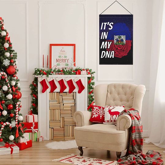 It's In My DNA Garden Flag Fingerprint