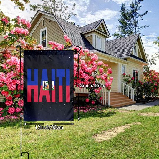 Haiti Garden Flag