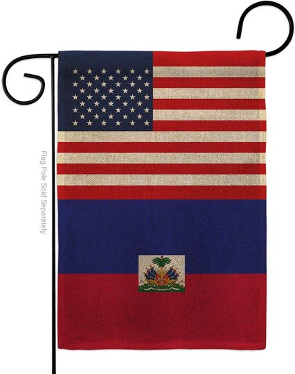 Haiti US Friendship Garden Flag