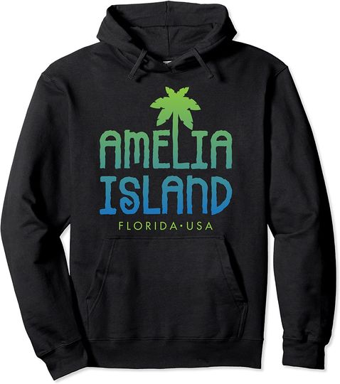 Amelia Island Florida Beach Pullover Hoodie