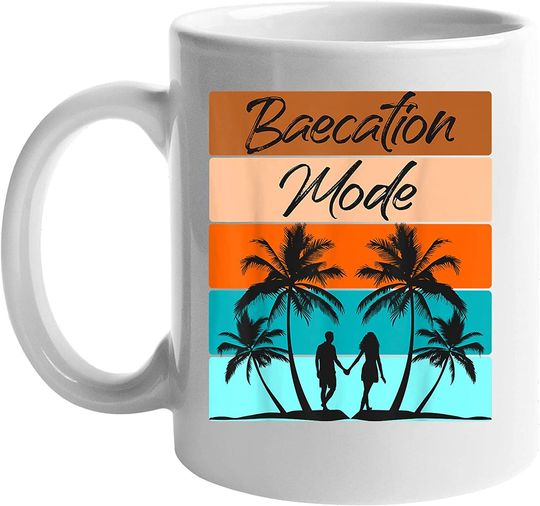 Baecation Mode Ceramic Novelty Coffee Tea Mug